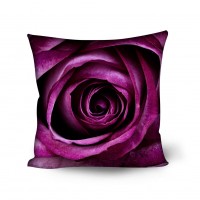 Cushion Cover 20x20 Purple Rose Printed Throw Pillow Case with zipper sofa decor   183380013712